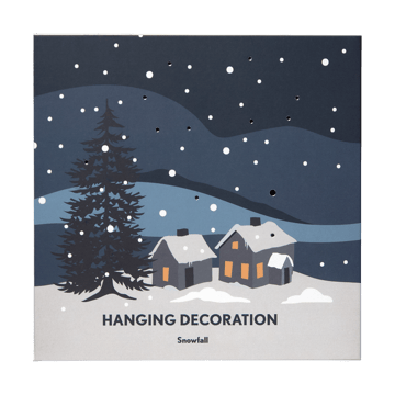 Suspension de Noël Snowfall - Argent - Pluto Design