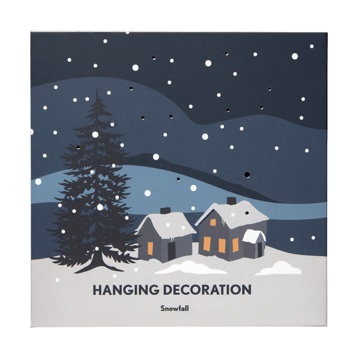 Suspension de Noël Snowfall, Argent Pluto Design