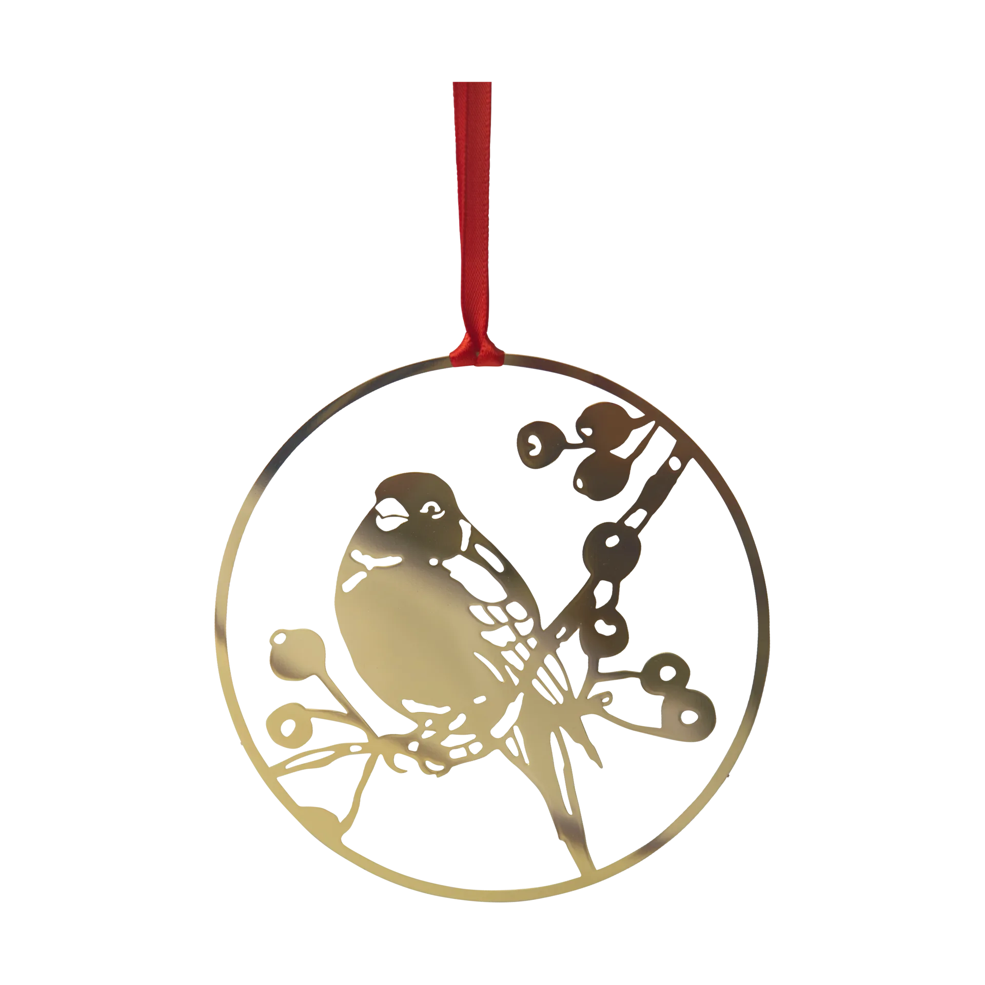 Suspension de Noël Winter Bird L, Or Pluto Design