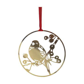Suspension de Noël Winter Bird L - Or - Pluto Design