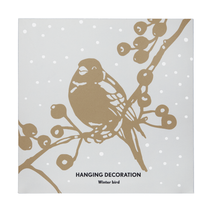 Suspension de Noël Winter Bird L, Or Pluto Design