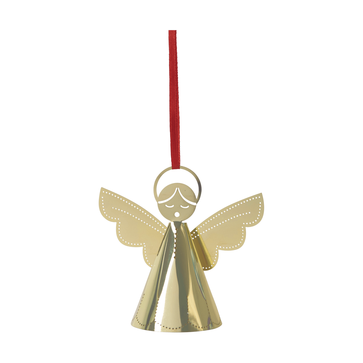 pluto design suspension de sapin de noël ange chantant or