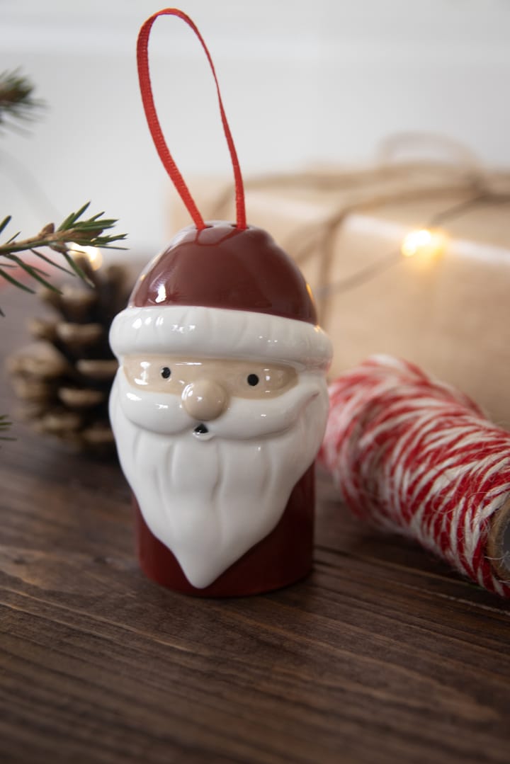 Suspension de sapin de Noël Père Noël - Rouge-blanc - Pluto Design