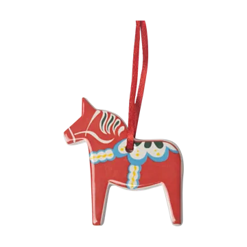 Suspension décorative Dalahäst - Rouge - Pluto Design