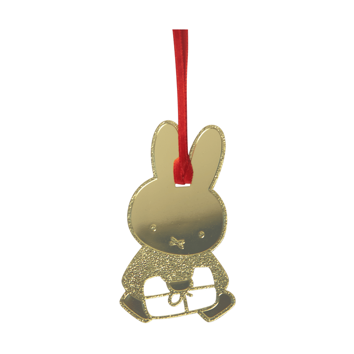Suspension décorative de Noël Miffy - Or - Pluto Design