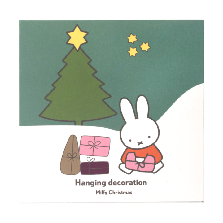 Suspension décorative de Noël Miffy, Or Pluto Design