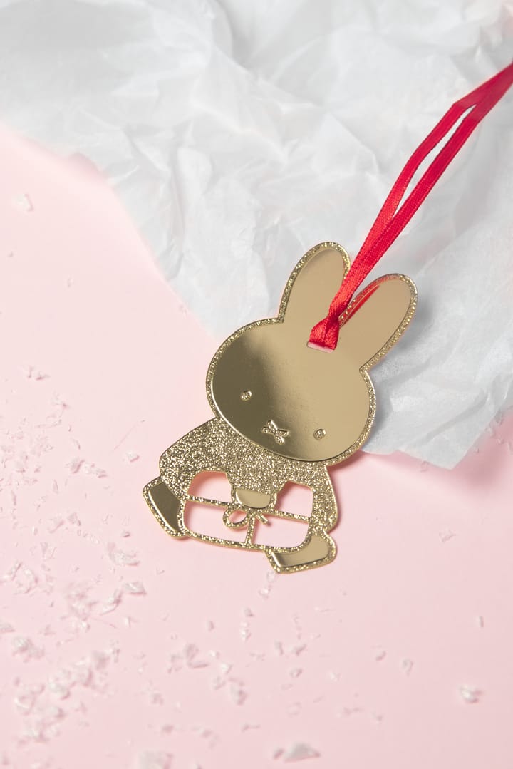 Suspension décorative de Noël Miffy, Or Pluto Design