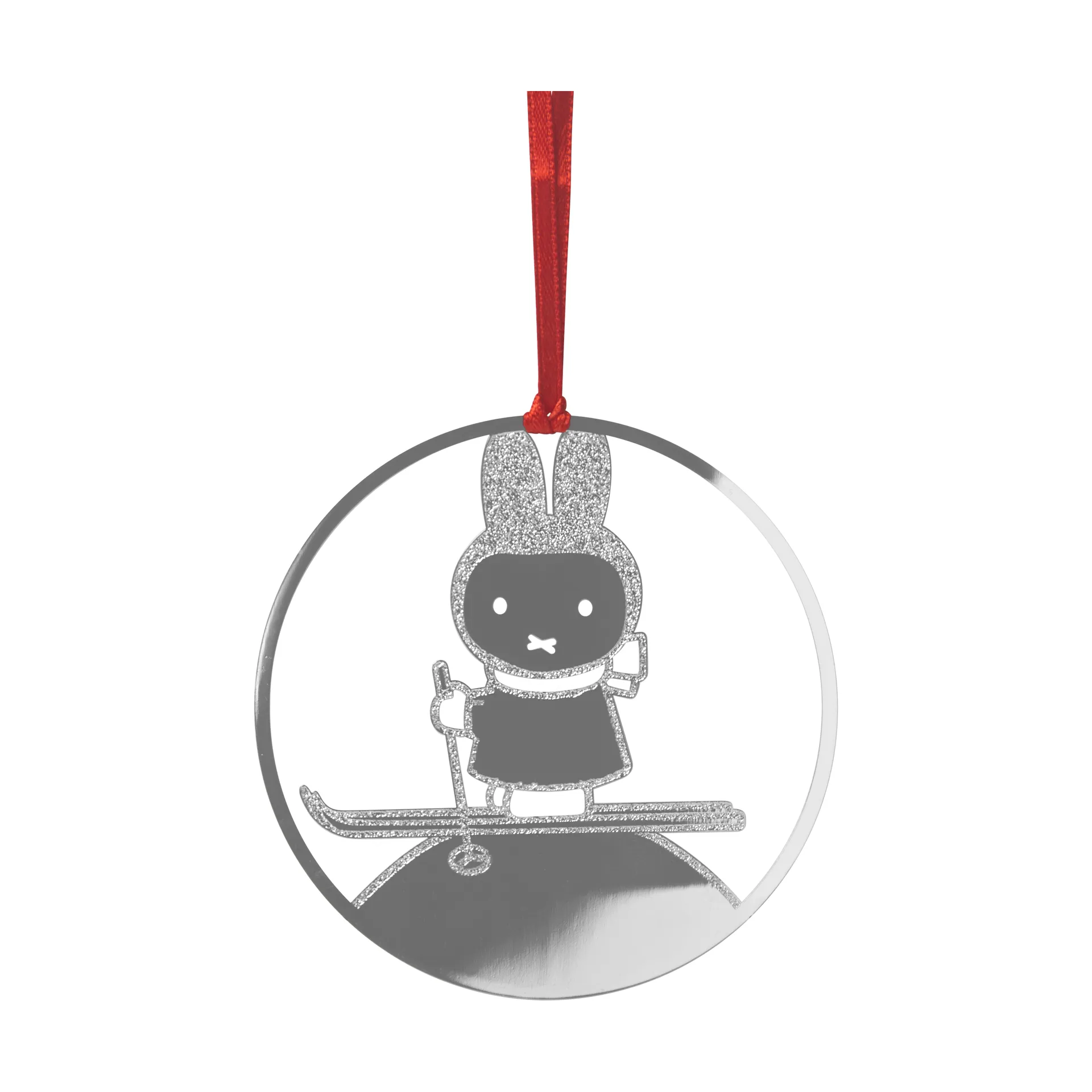 Suspension décorative d'hiver Miffy, Argent Pluto Design