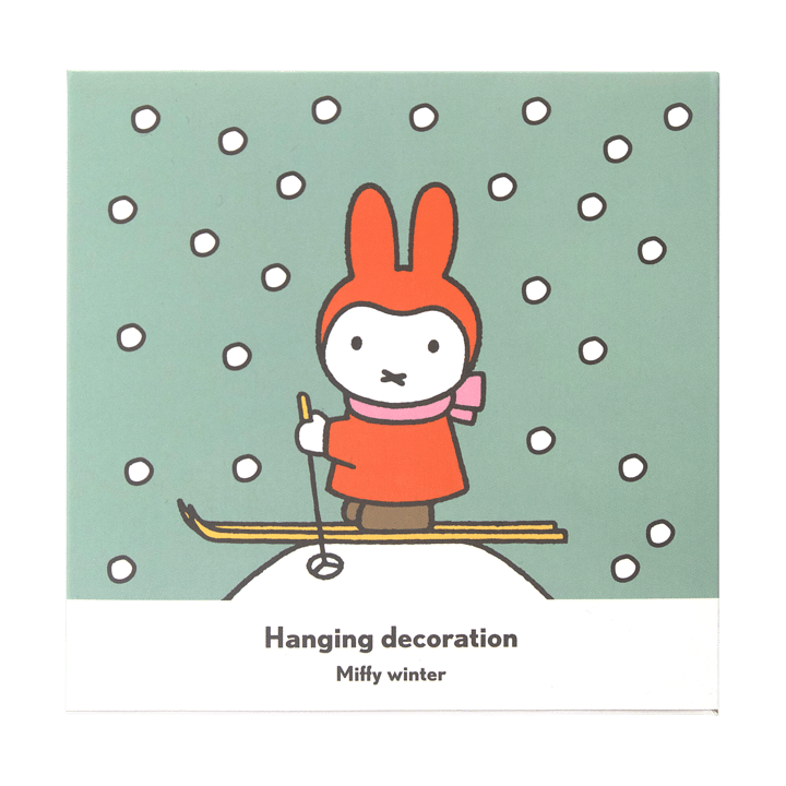 Suspension décorative d'hiver Miffy, Argent Pluto Design
