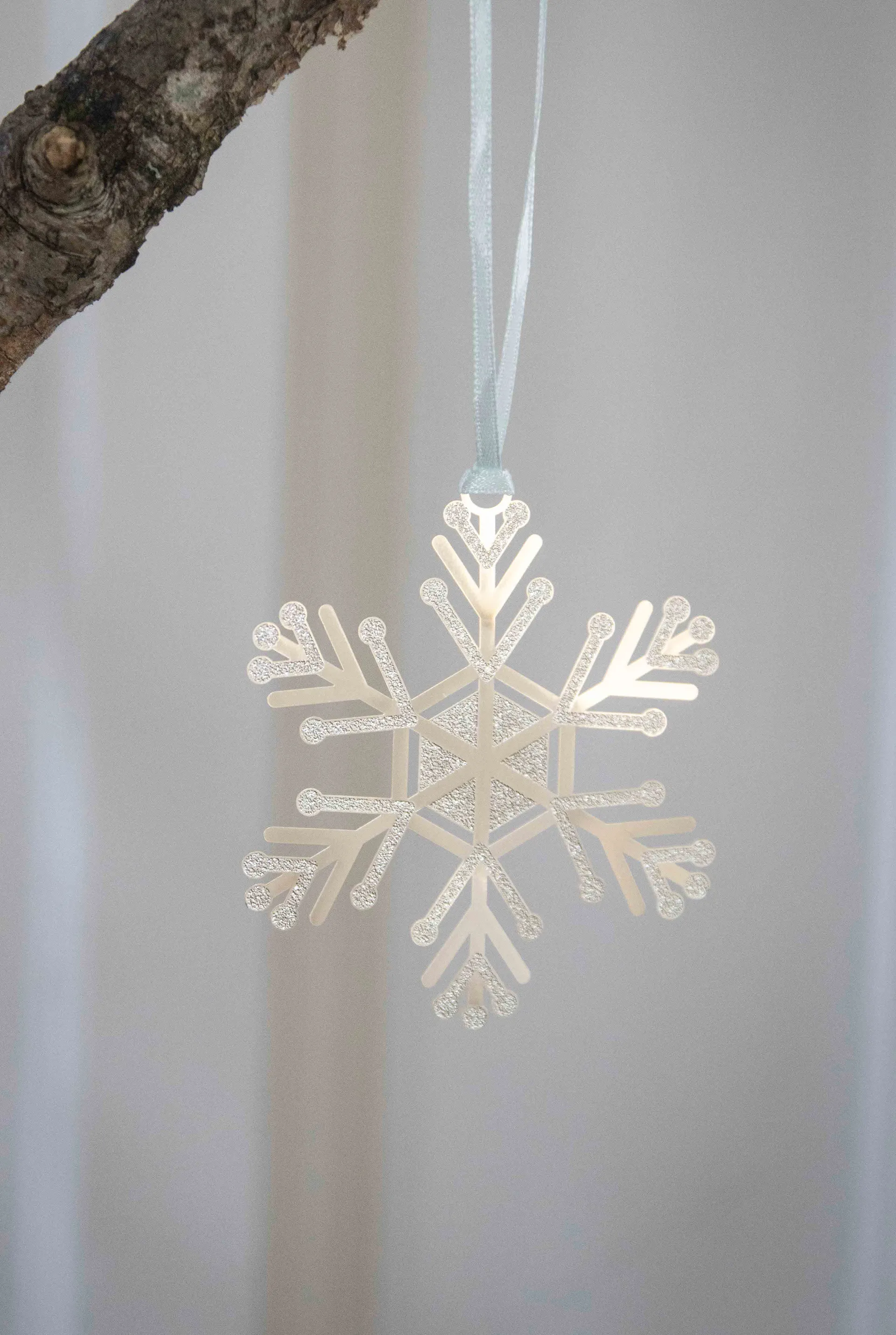 Suspension décorative Let it snow, Argent Pluto Design