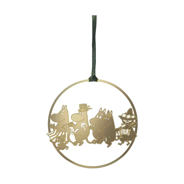 Suspension décorative Moominfamiljen - Or
 - Pluto Design