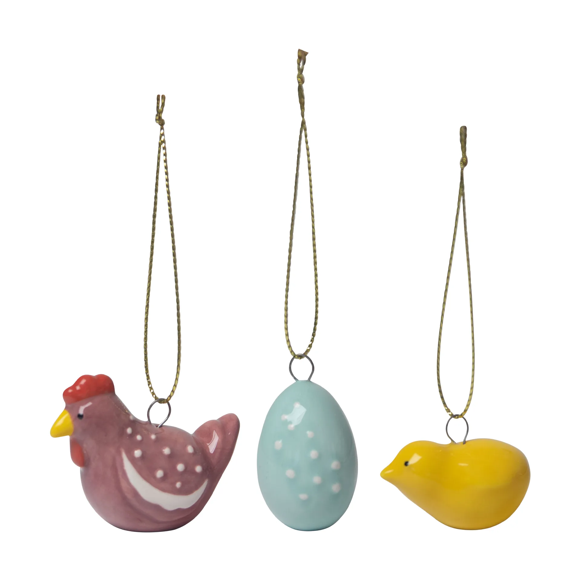 Suspensions de Pâques The Henhouse 3 pièces, Multi Pluto Design