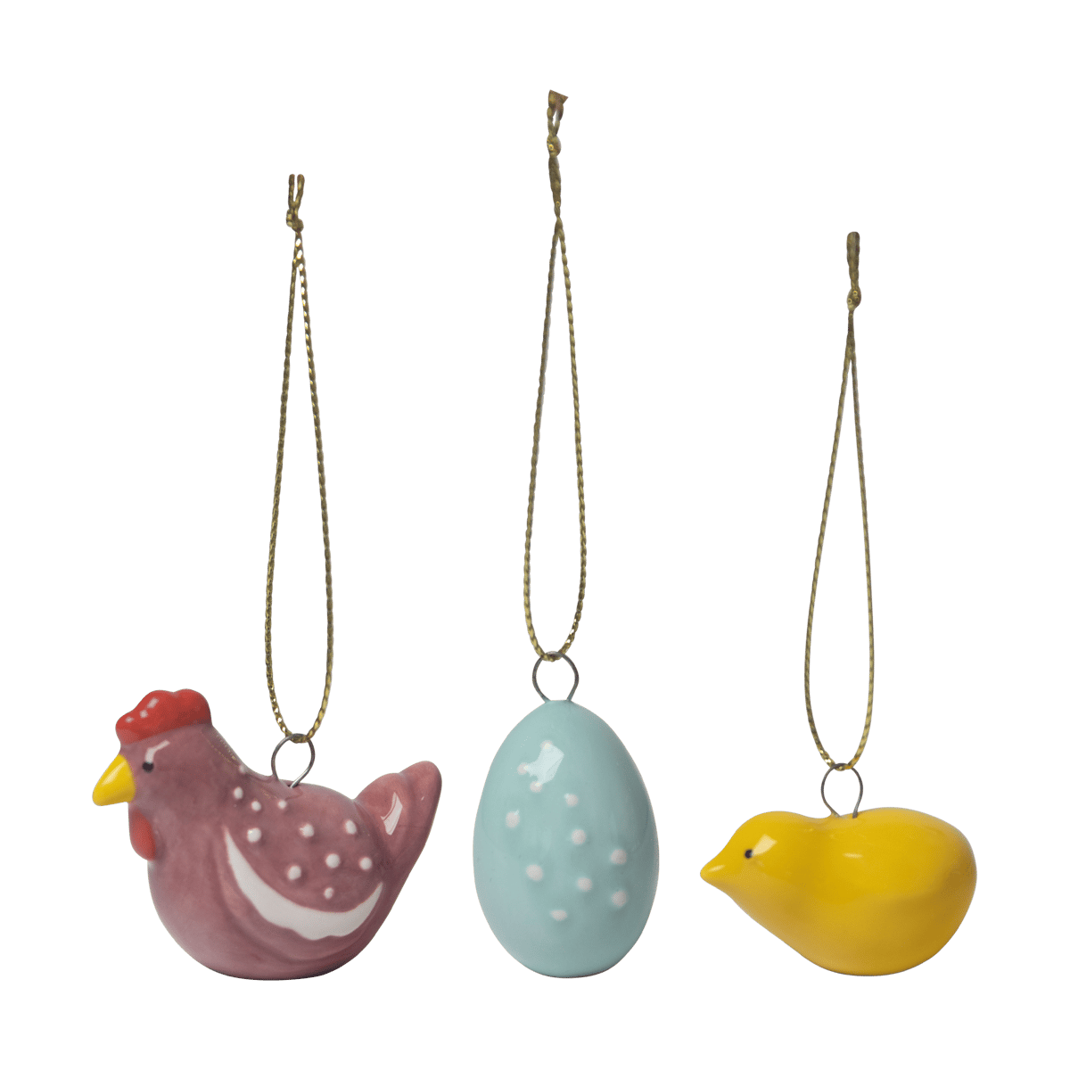 Pluto Design Suspensions de Pâques The Henhouse 3 pièces Multi
