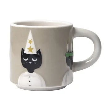 Tasse Christmas Cats - Gris-blanc-noir - Pluto Design