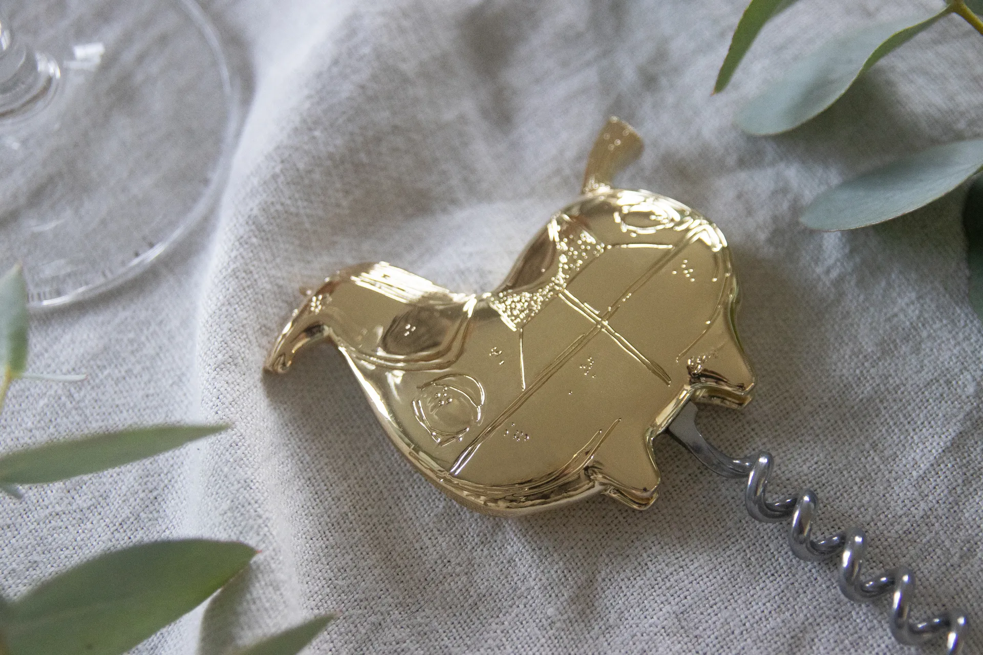 Tire-bouchon Stig L Springare, Or Pluto Design