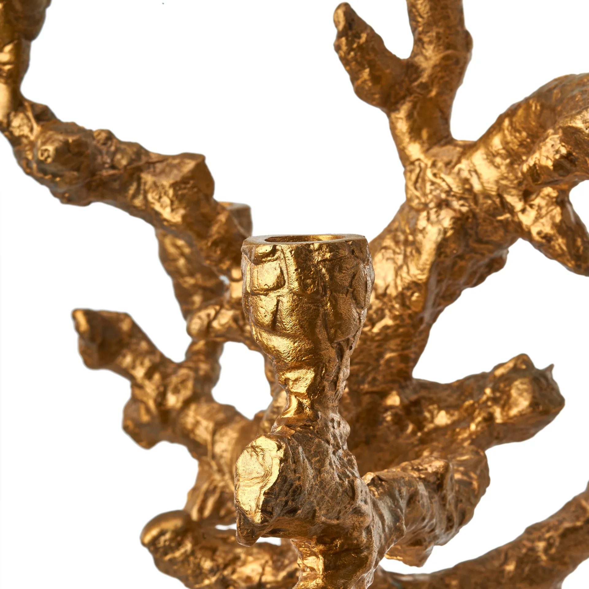 Bougeoir Apple Tree L 53 cm, Or POLSPOTTEN