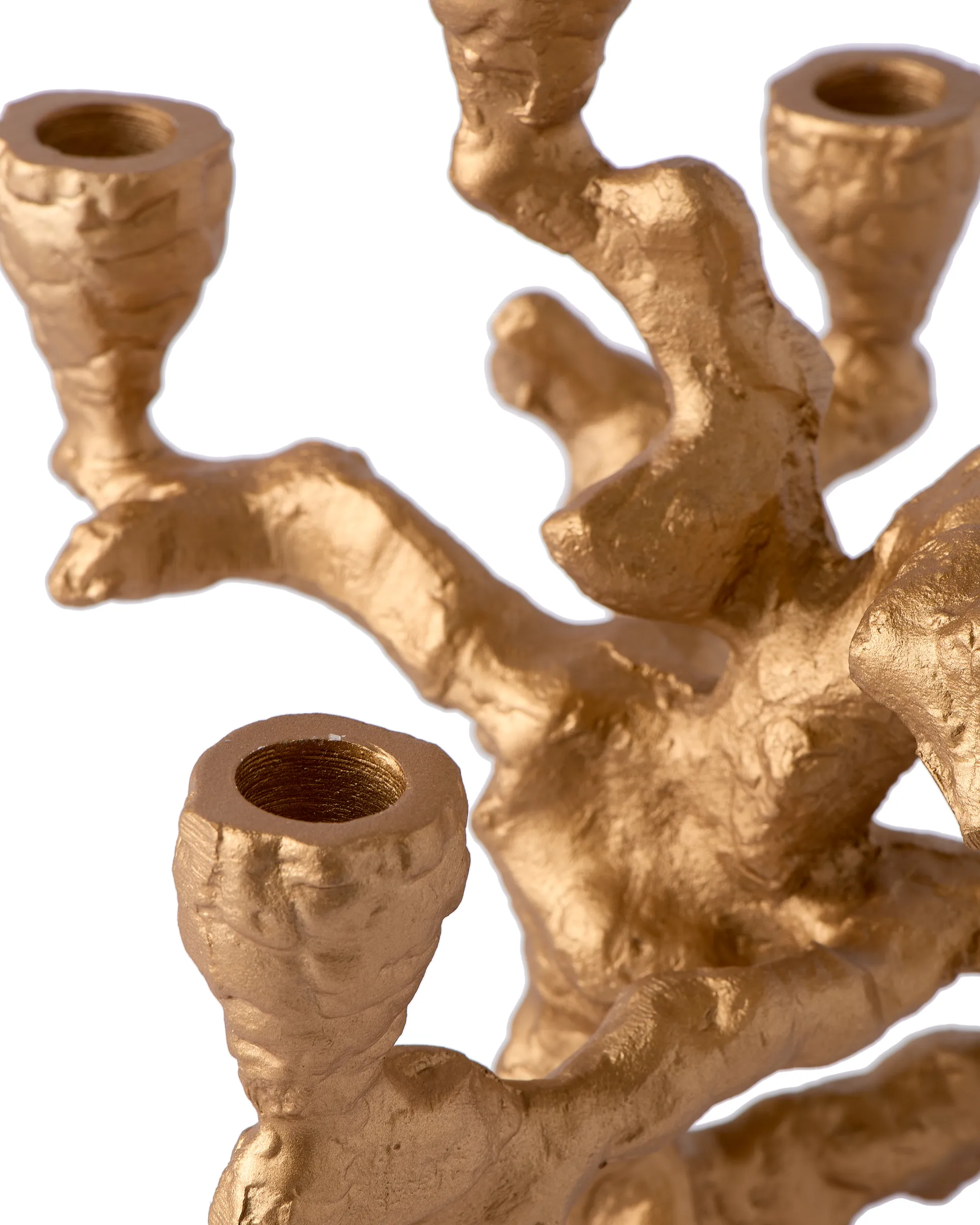 Bougeoir Apple Tree S 32,5 cm, Or POLSPOTTEN