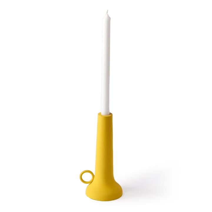 Bougeoir Spartan S 22 cm, Jaune POLSPOTTEN