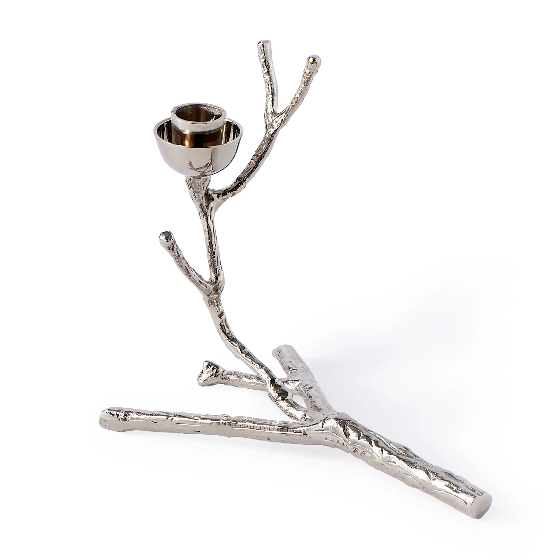 Bougeoir Twiggy XS 14 cm, Argent POLSPOTTEN