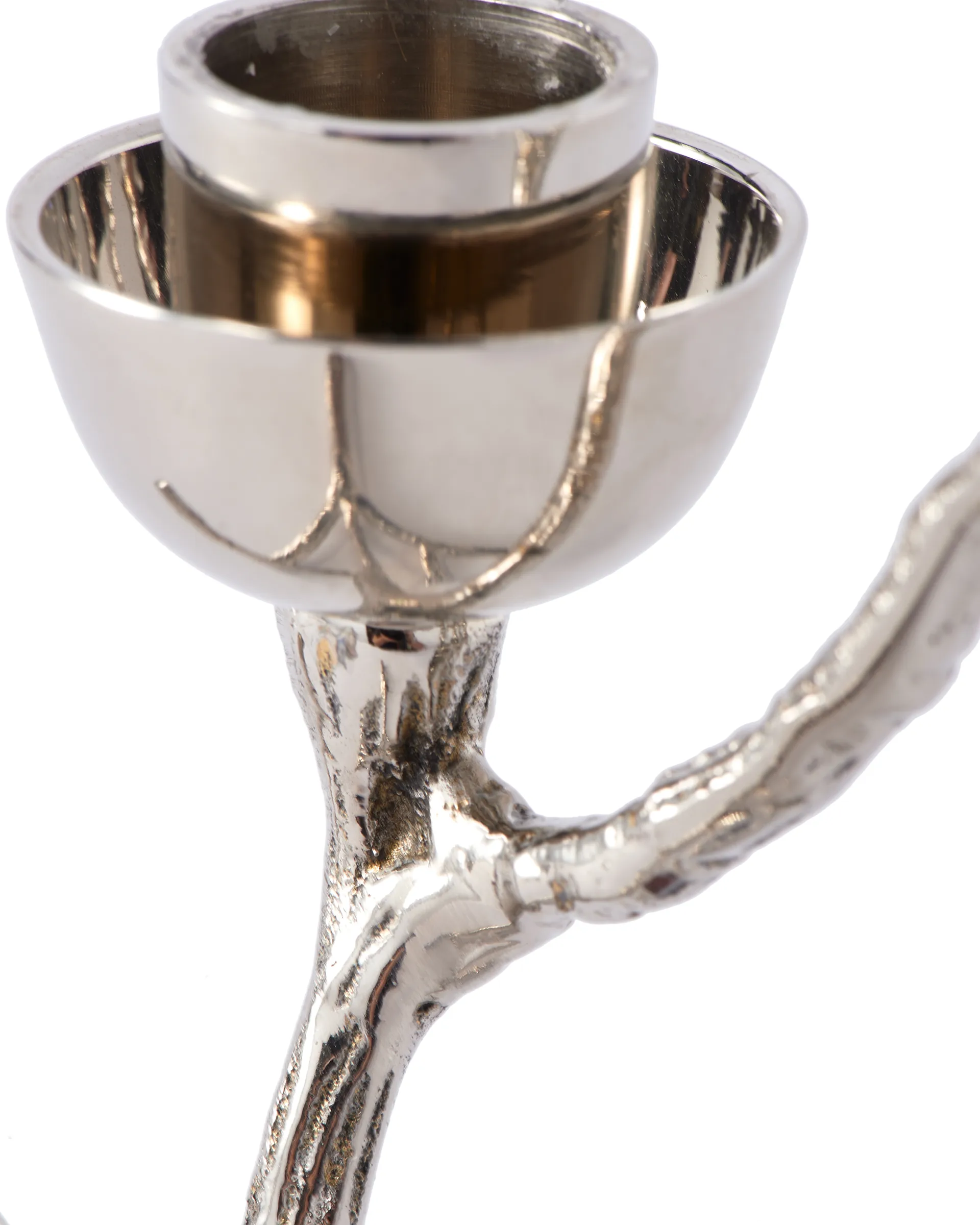 Bougeoir Twiggy XS 14 cm, Argent POLSPOTTEN