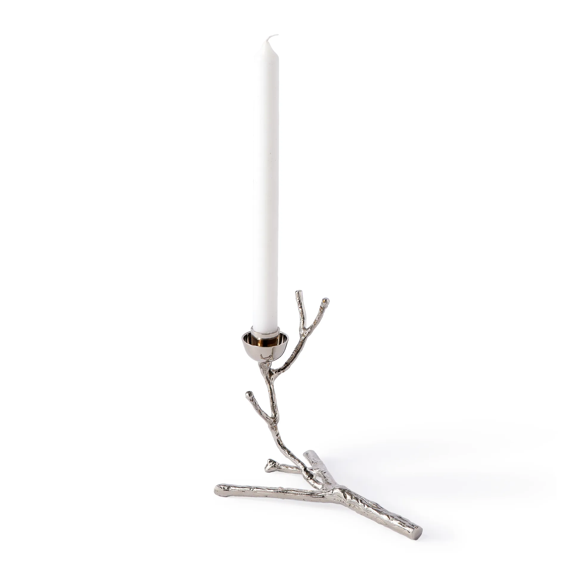 Bougeoir Twiggy XS 14 cm, Argent POLSPOTTEN