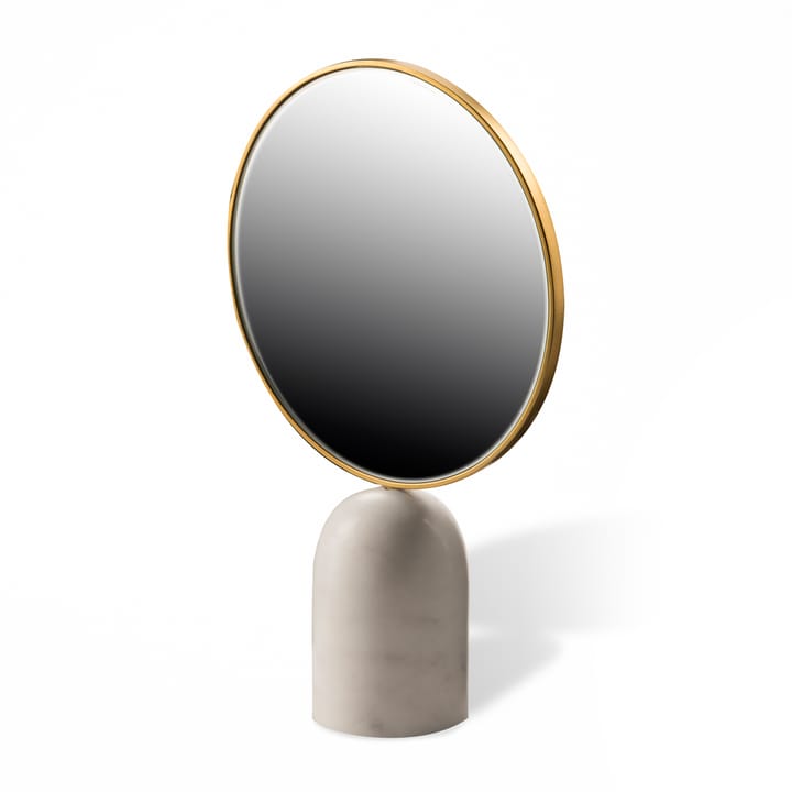 Miroir de table Round Marble - Blanc - POLSPOTTEN