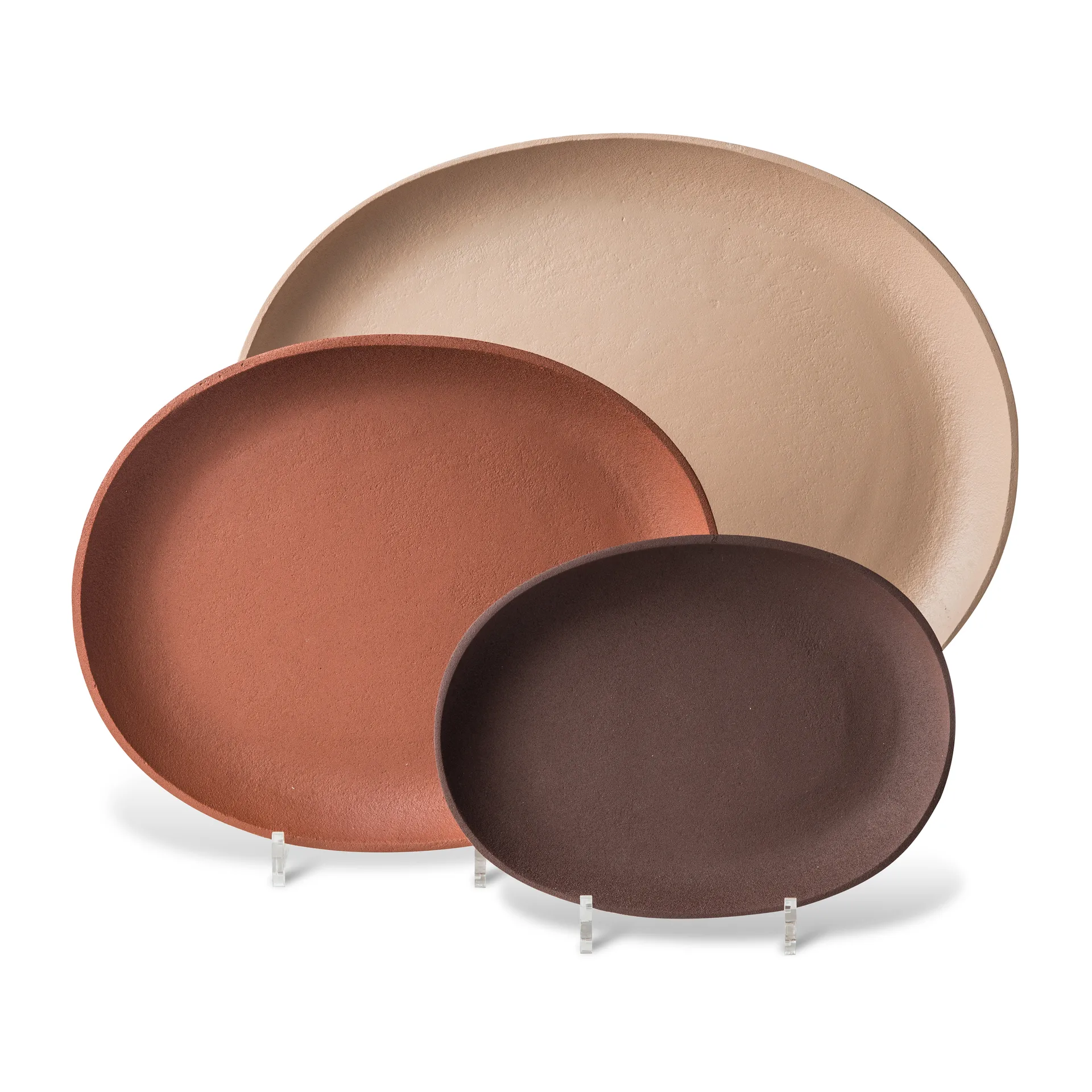 Plateau Greek 3 pièces, Cognac POLSPOTTEN