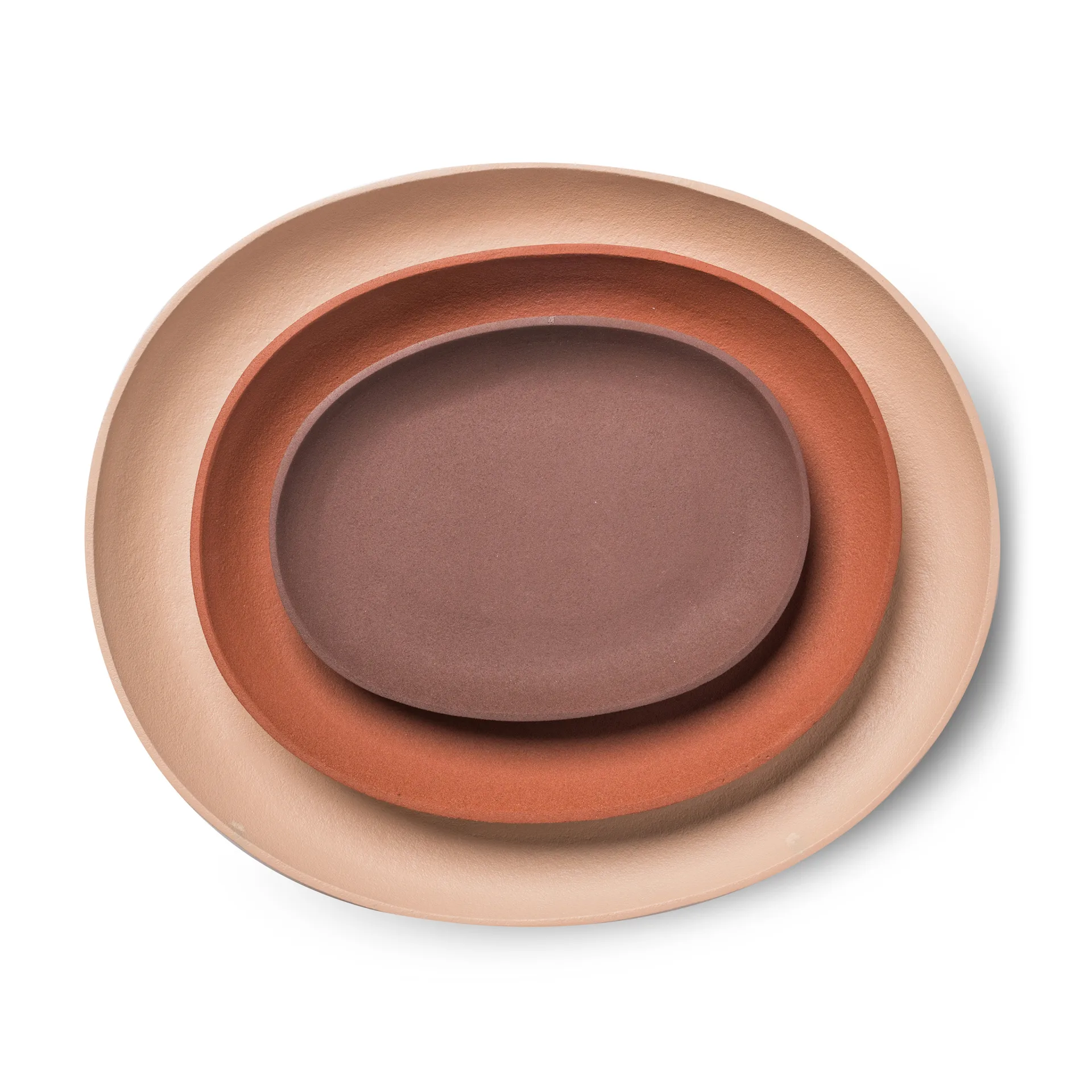 Plateau Greek 3 pièces, Cognac POLSPOTTEN