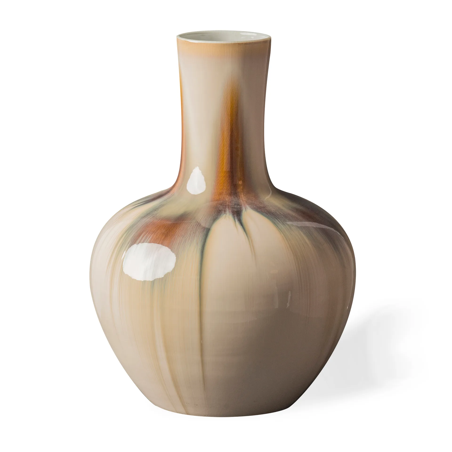 Vase Crazy Ball 50 cm, Beige-marron POLSPOTTEN