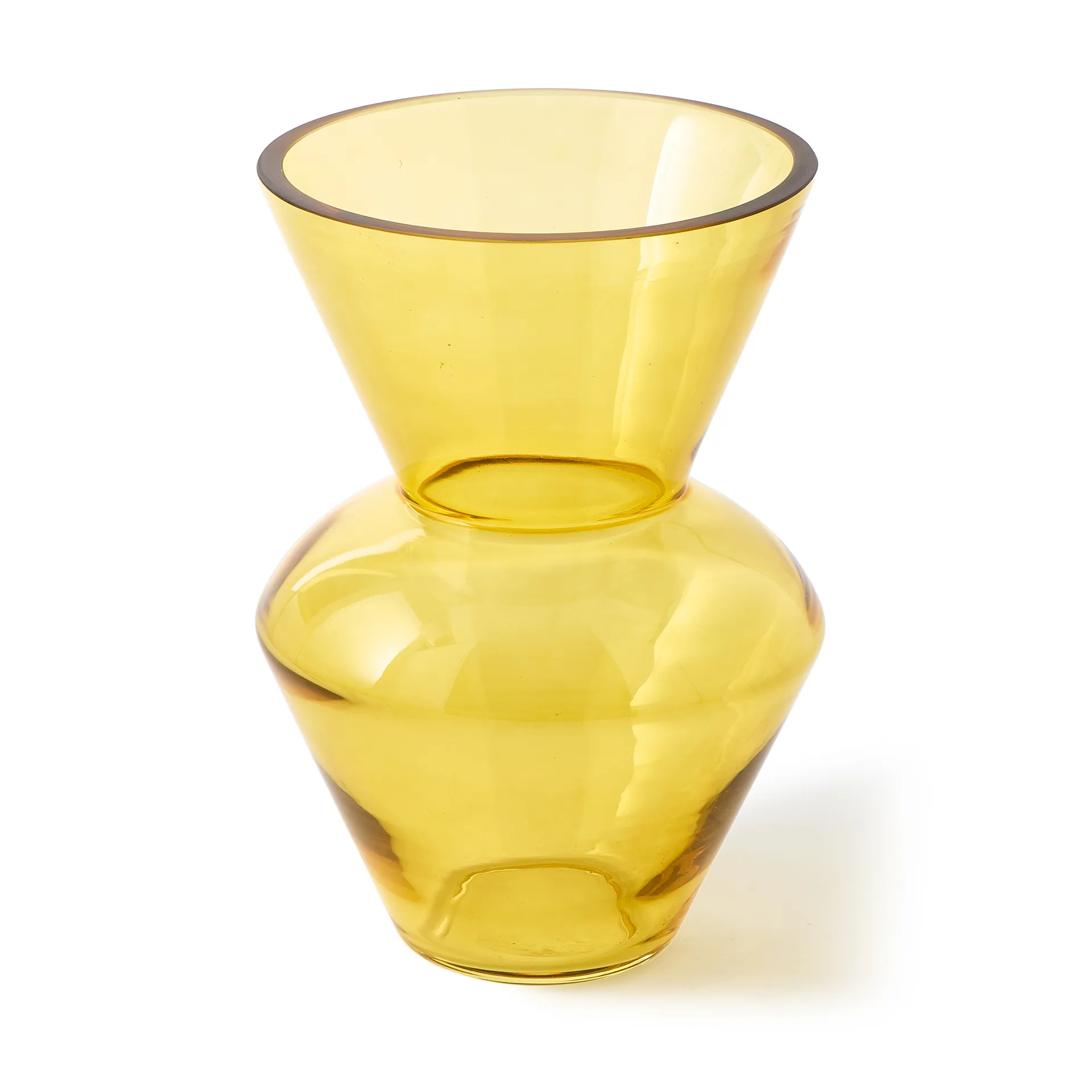 Vase Fat Neck S 35 cm, Jaune POLSPOTTEN