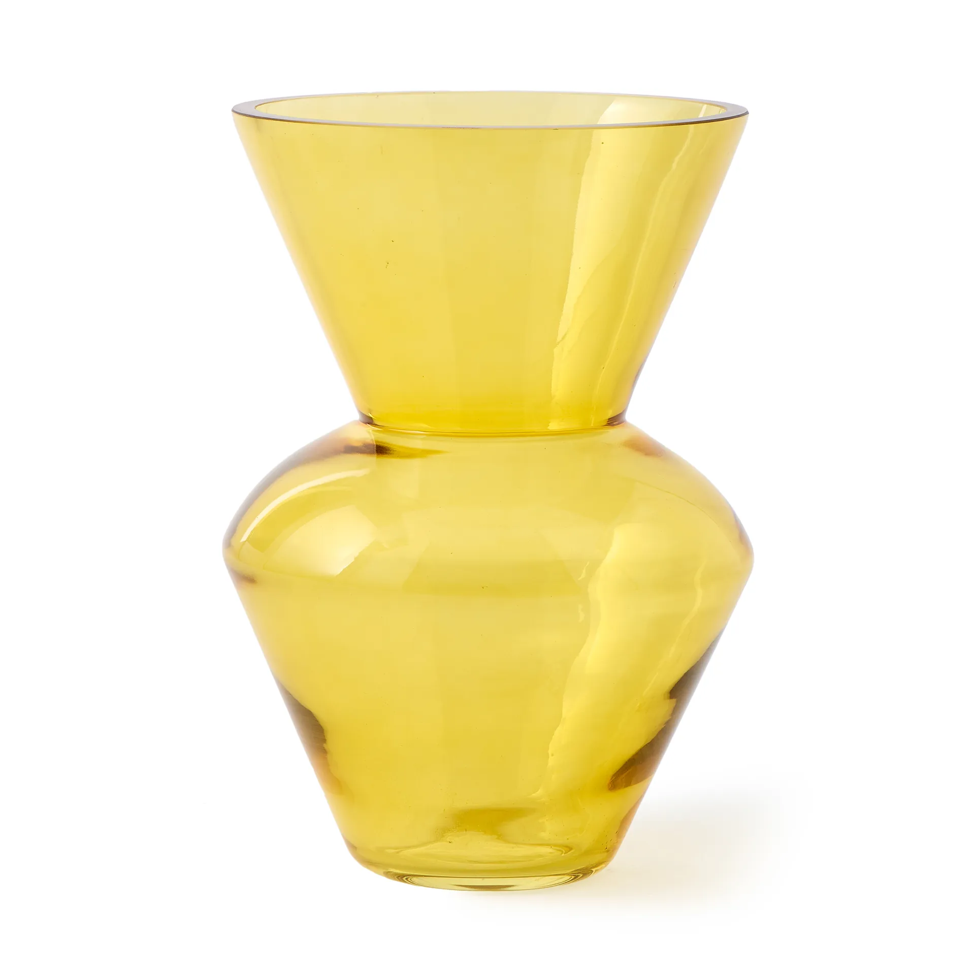 Vase Fat Neck S 35 cm, Jaune POLSPOTTEN