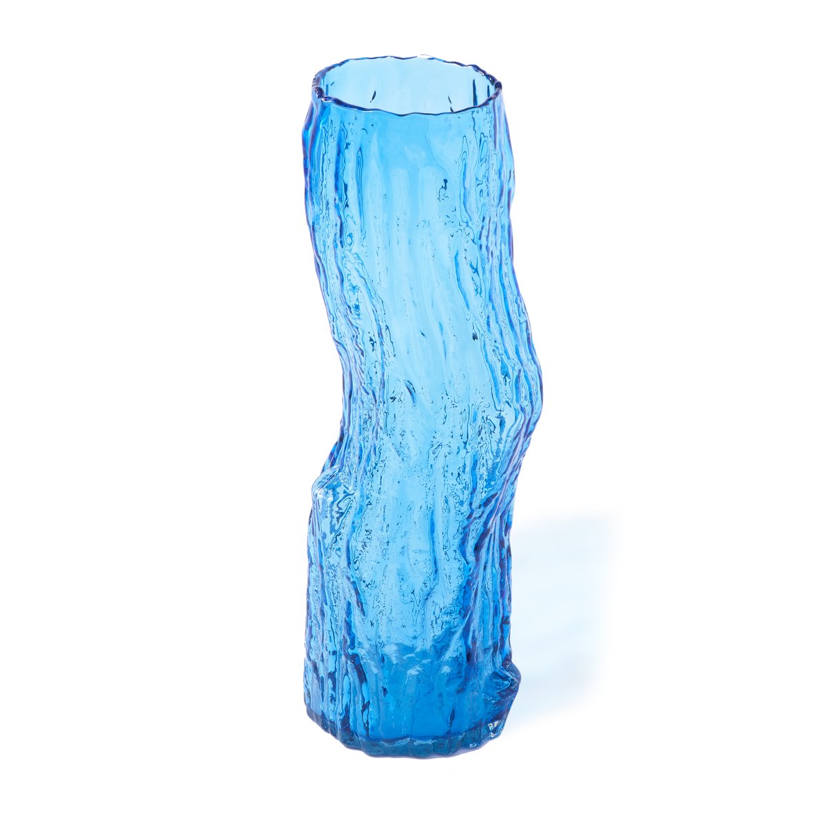 POLSPOTTEN Vase Tree Log L 62 cm Bleu | Design Scandinave | Vases | Bleu