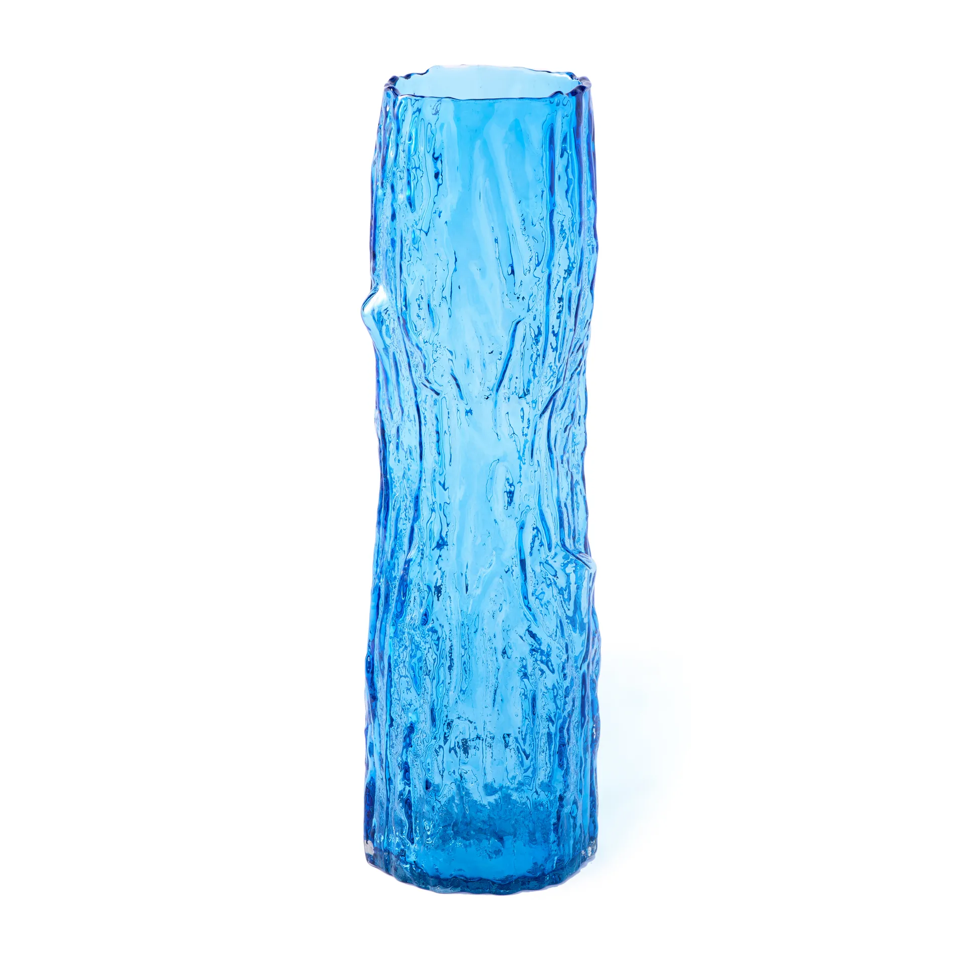 Vase Tree Log L 62 cm, Bleu POLSPOTTEN