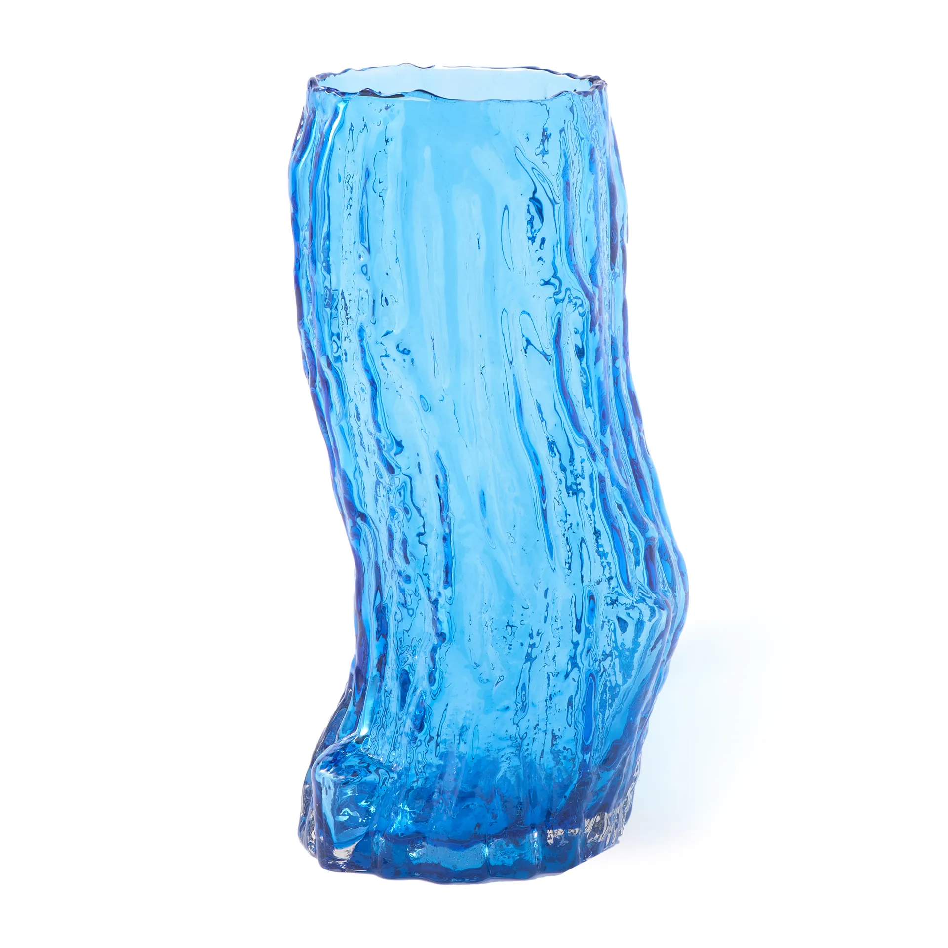 Vase Tree Log M 44 cm, Bleu POLSPOTTEN
