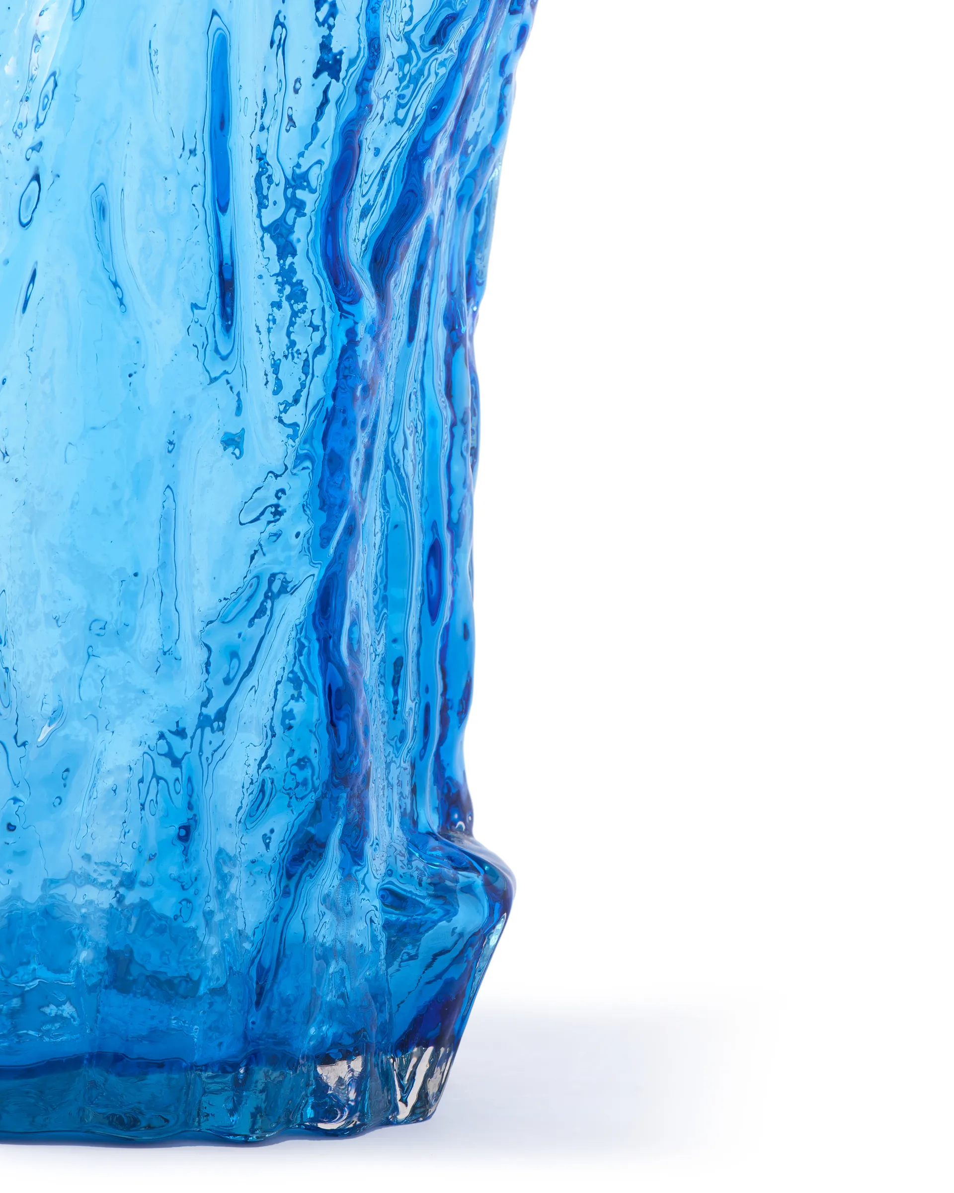 Vase Tree Log M 44 cm, Bleu POLSPOTTEN