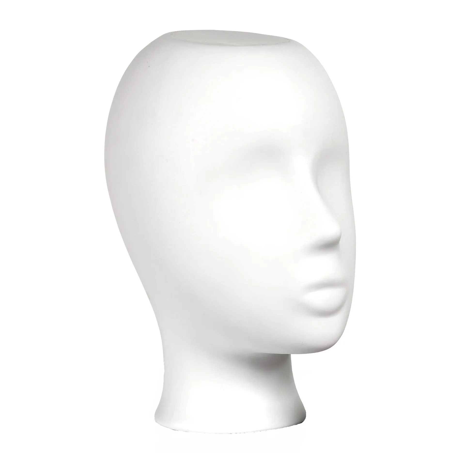 Vase Upside-down Head 25 cm, Blanc POLSPOTTEN