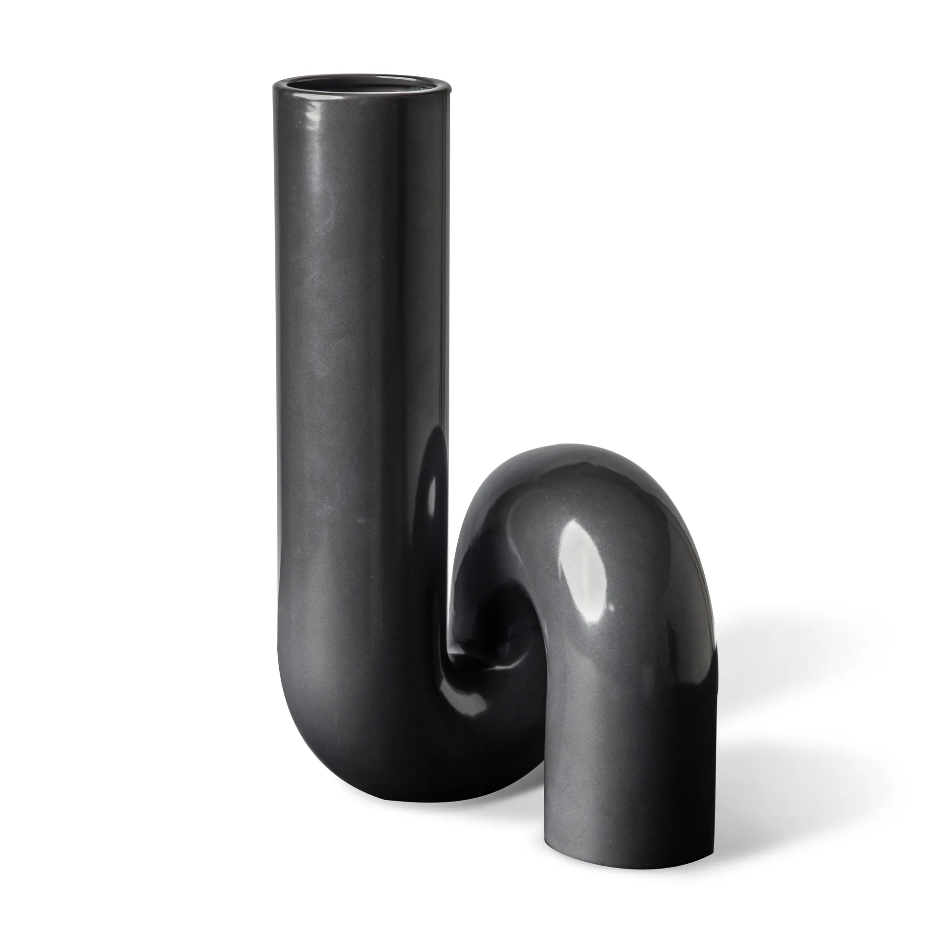Vase Yourtube 37 cm, Noir POLSPOTTEN