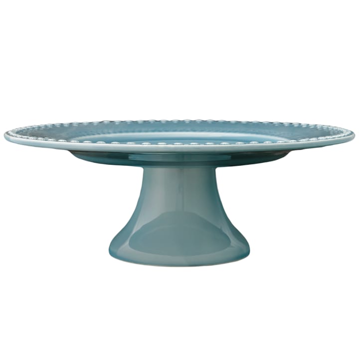 Assiette à gâteau Daisy Ø 35 cm - bleu poussiéreux - PotteryJo