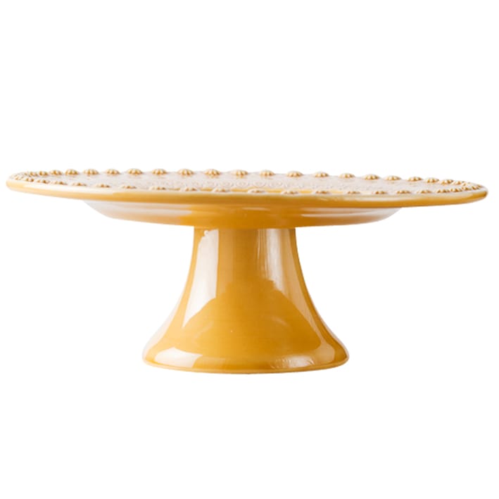 Assiette à gâteau Daisy Ø 35 cm - terre de Sienne - PotteryJo