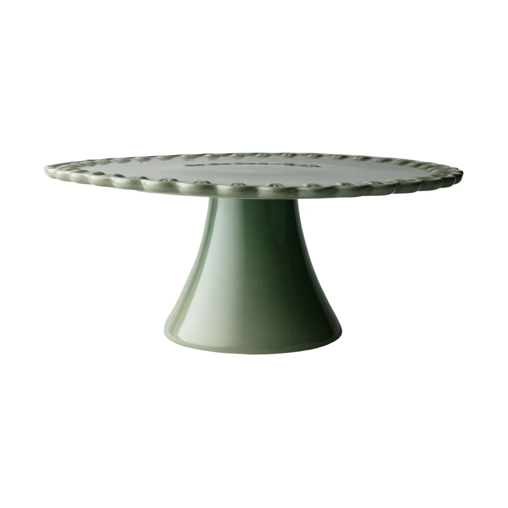 Assiette à gâteau Tulipa Ø30 cm, Verona green PotteryJo