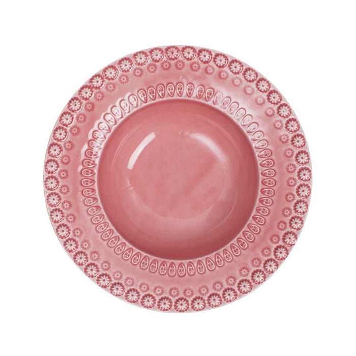 Assiette creuse Daisy Ø 21 cm - rose - PotteryJo