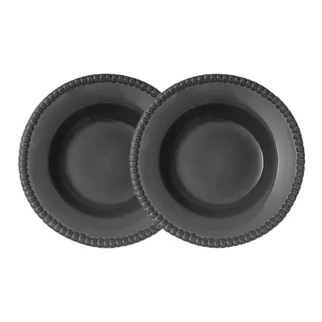 Assiette creuse Daria Ø26 cm Lot de 2 - Clean grey - PotteryJo