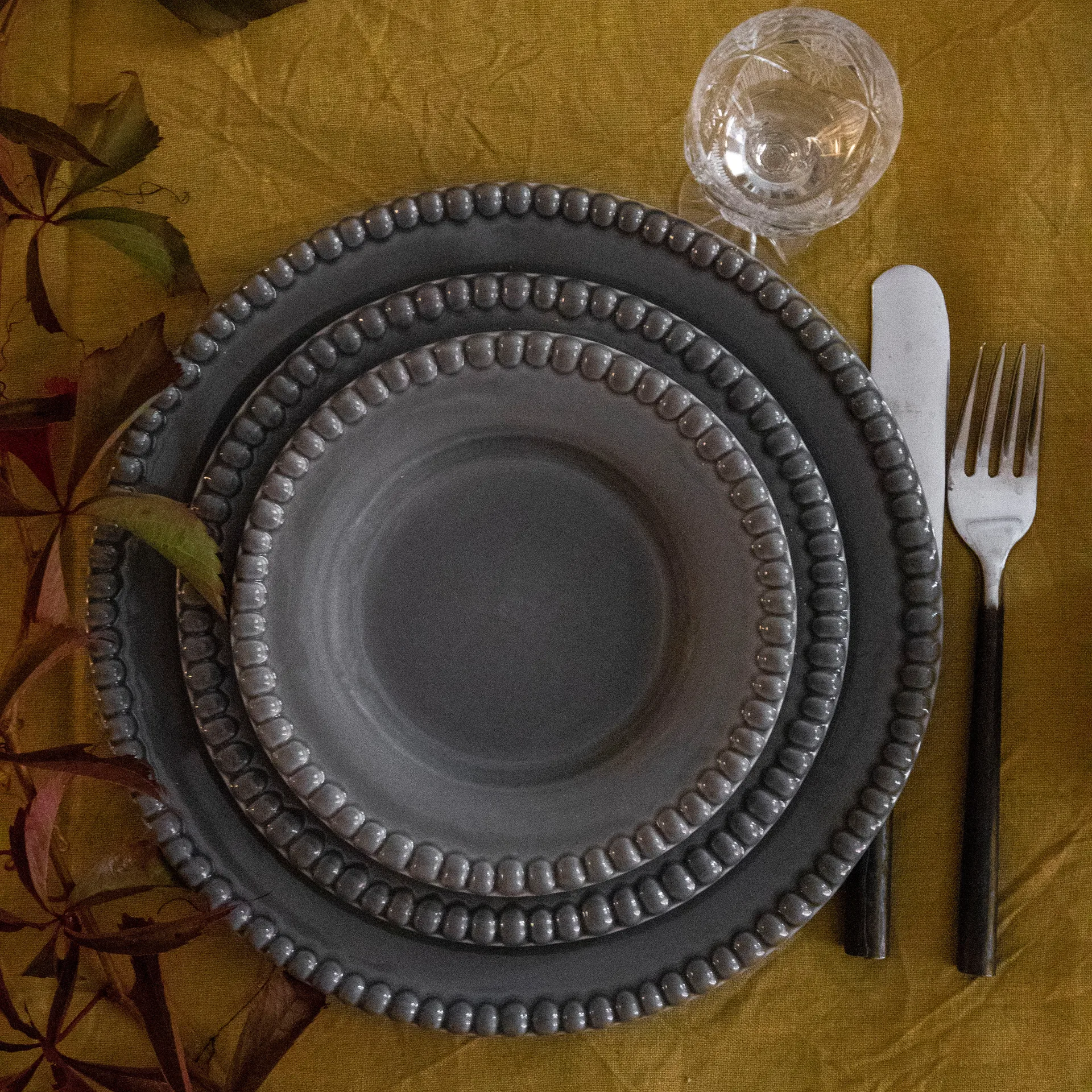 Assiette creuse Daria Ø26 cm Lot de 2, Clean grey PotteryJo