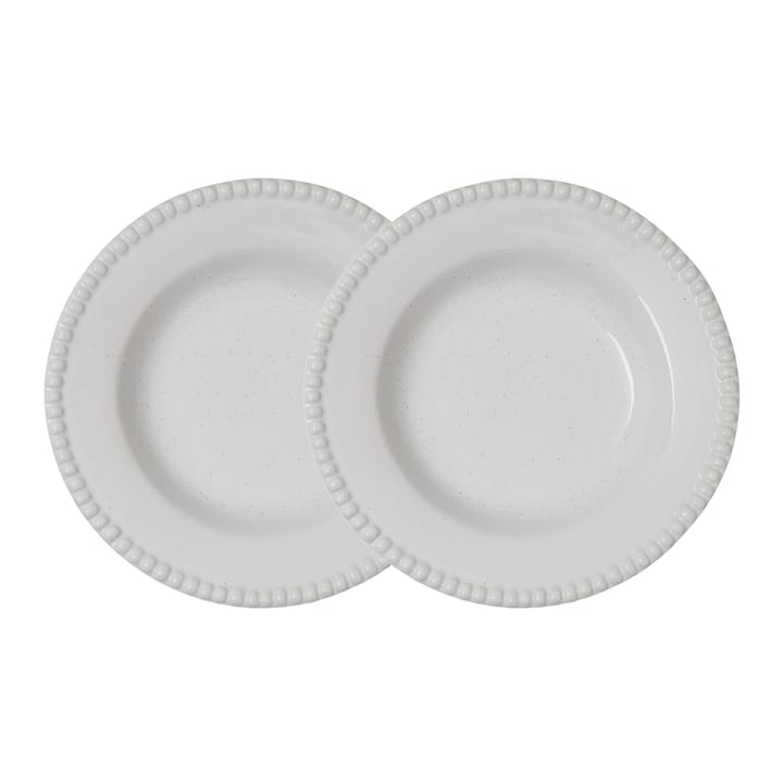 Assiette creuse Daria Ø26 cm Lot de 2 - Cotton white shiny - PotteryJo