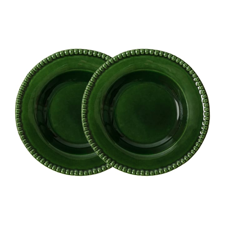 Assiette creuse Daria Ø26 cm Lot de 2 - Moss - PotteryJo