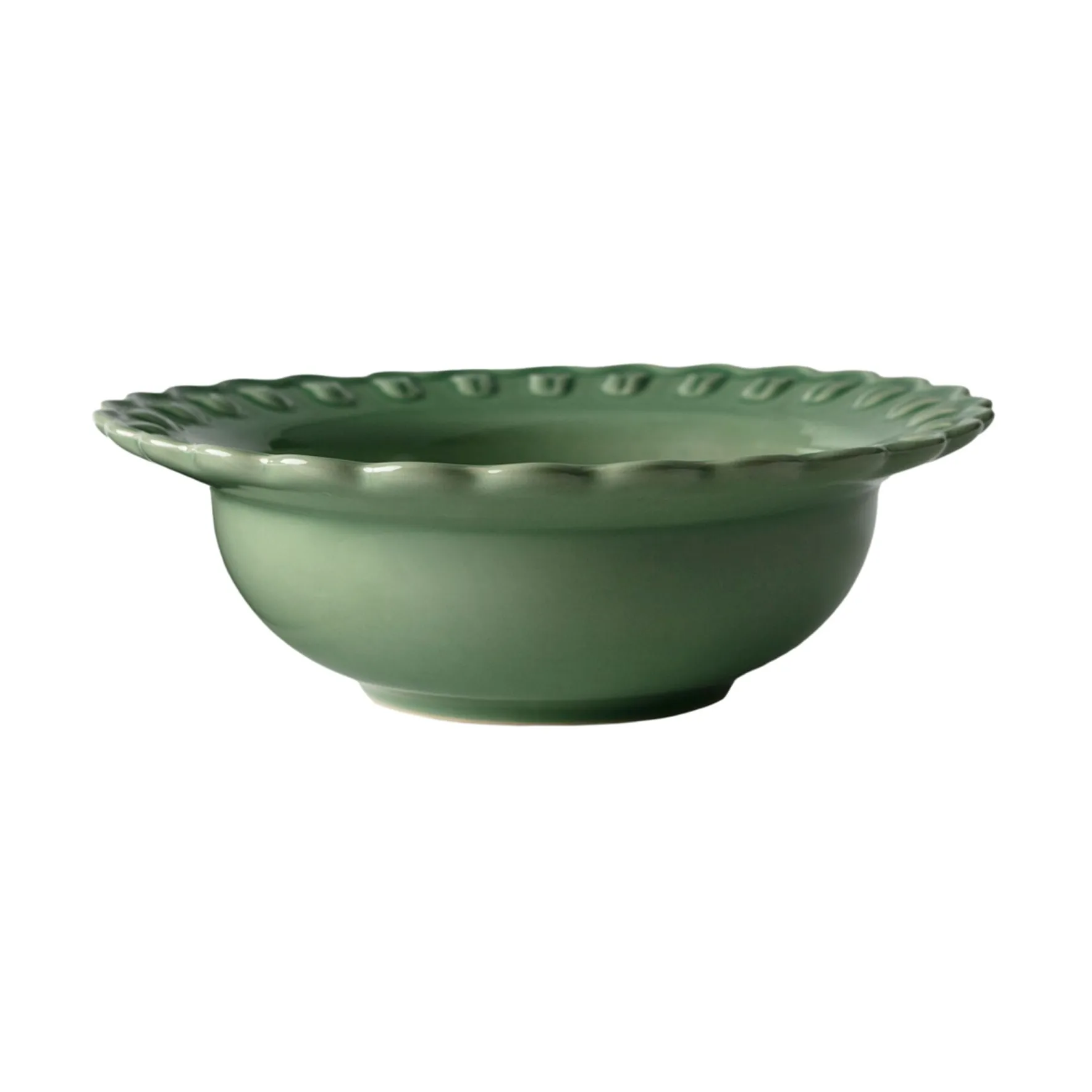 Assiette creuse Tulipa Ø23 cm Lot de 2, Verona green PotteryJo