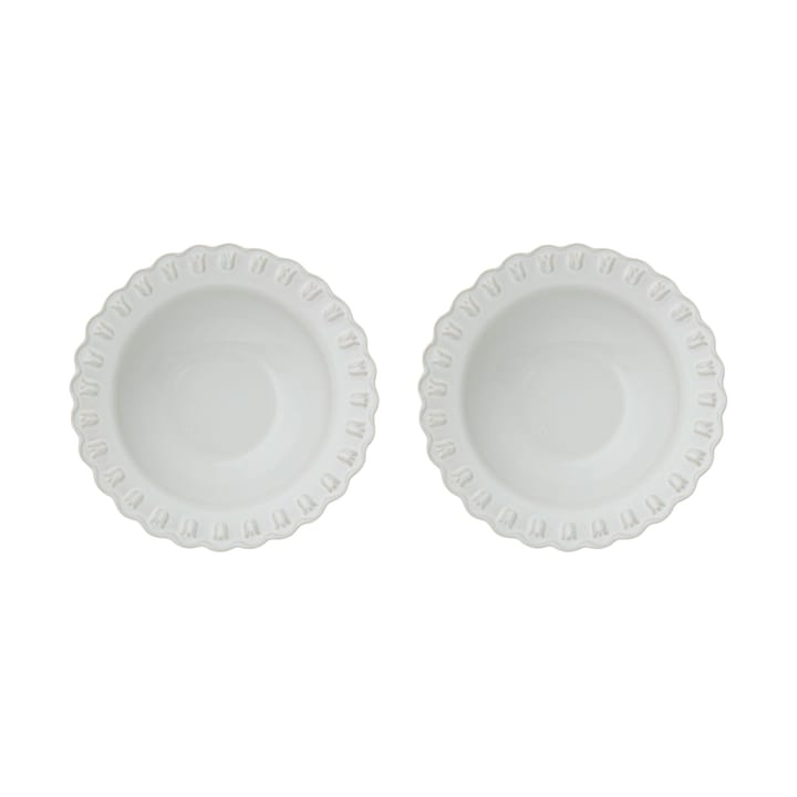 Assiette creuse Tulipa Ø23 cm Lot de 2 - White - PotteryJo