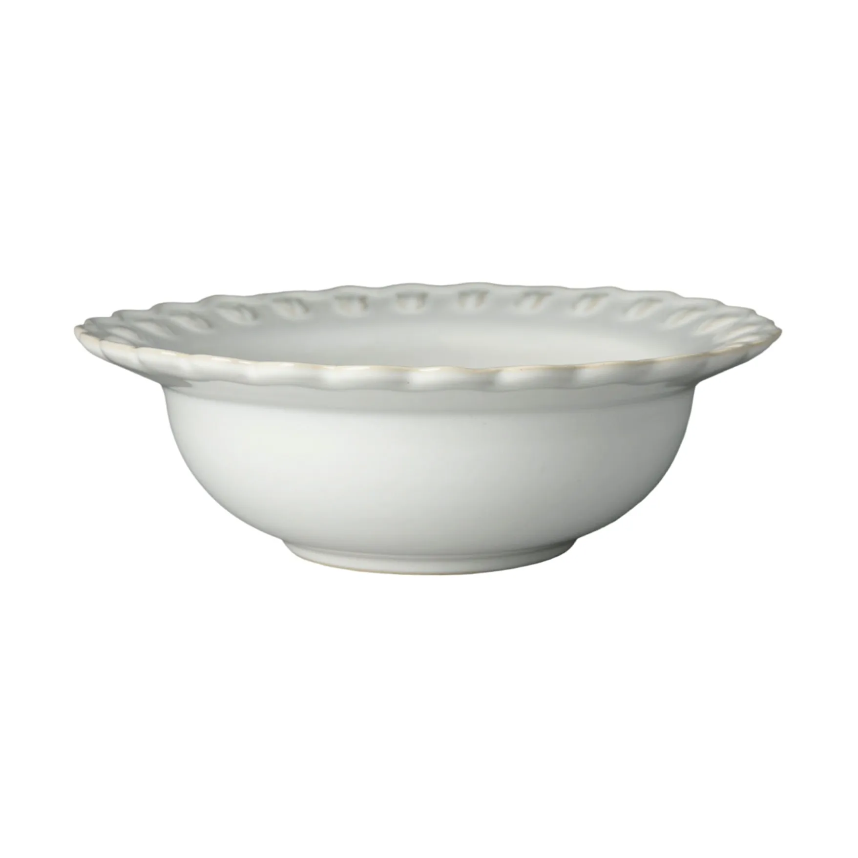 Assiette creuse Tulipa Ø23 cm Lot de 2, White PotteryJo