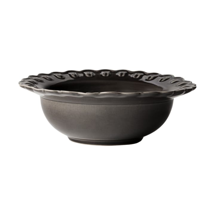 Assiette creuse Tulipa small Ø17 cm, 2 pièces - Almost black - PotteryJo