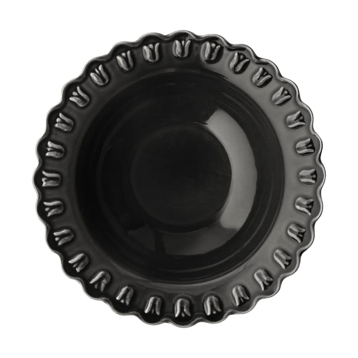 Assiette creuse Tulipa small Ø17 cm, 2 pièces, Almost black PotteryJo